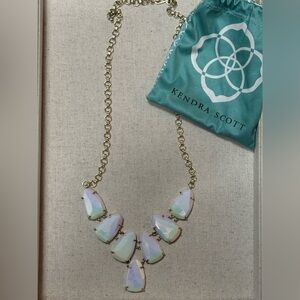 Kendra Scott Harlie Statement Necklace with Iridescent Stones